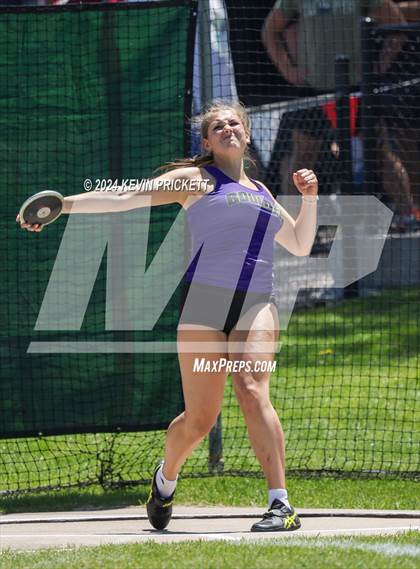 Thumbnail 2 in CHSAA Track and Field 5A Championships (Girls Discus) photogallery.