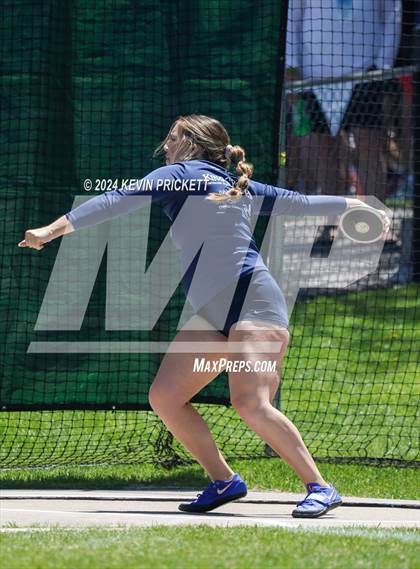 Thumbnail 2 in CHSAA Track and Field 5A Championships (Girls Discus) photogallery.