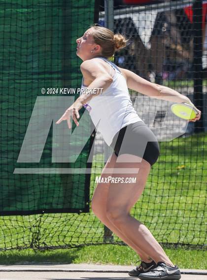 Thumbnail 3 in CHSAA Track and Field 5A Championships (Girls Discus) photogallery.