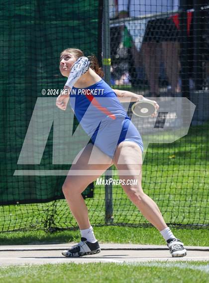 Thumbnail 2 in CHSAA Track and Field 5A Championships (Girls Discus) photogallery.