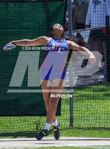 Thumbnail 3 in CHSAA Track and Field 5A Championships (Girls Discus) photogallery.