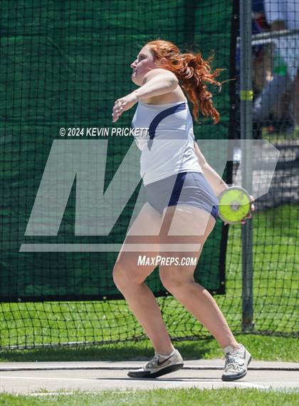 Thumbnail 2 in CHSAA Track and Field 5A Championships (Girls Discus) photogallery.