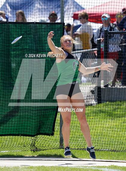 Thumbnail 1 in CHSAA Track and Field 5A Championships (Girls Discus) photogallery.