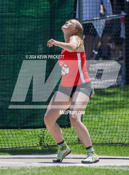 Thumbnail 2 in CHSAA Track and Field 5A Championships (Girls Discus) photogallery.