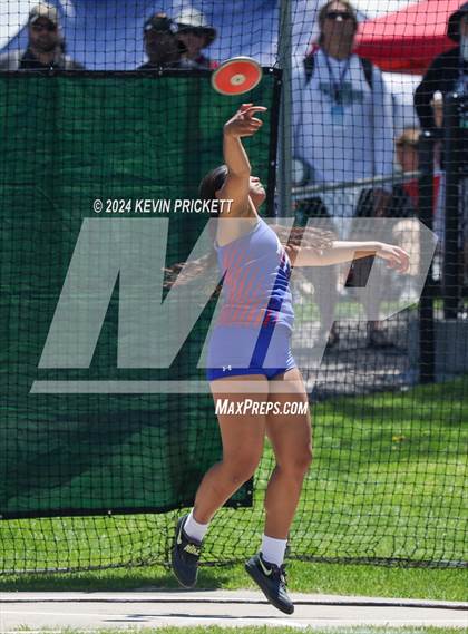 Thumbnail 1 in CHSAA Track and Field 5A Championships (Girls Discus) photogallery.