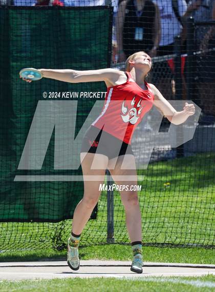 Thumbnail 1 in CHSAA Track and Field 5A Championships (Girls Discus) photogallery.