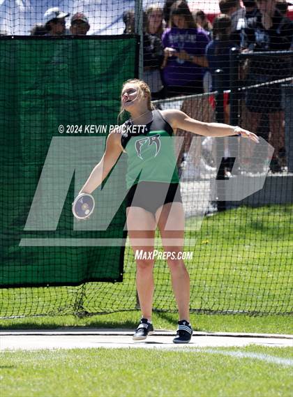 Thumbnail 1 in CHSAA Track and Field 5A Championships (Girls Discus) photogallery.
