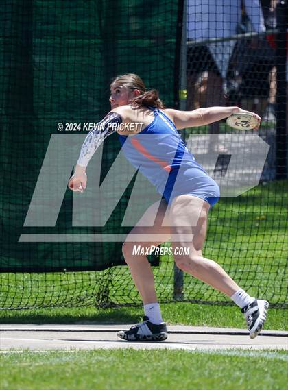 Thumbnail 3 in CHSAA Track and Field 5A Championships (Girls Discus) photogallery.