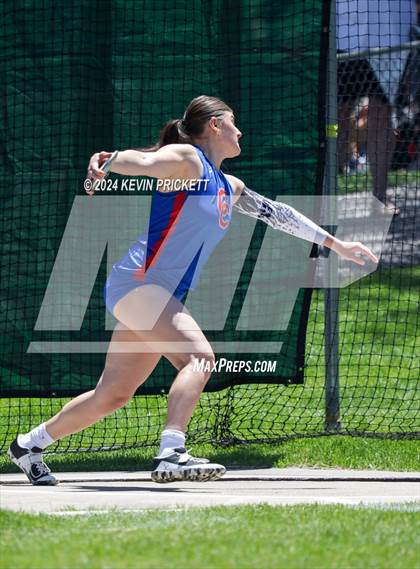 Thumbnail 1 in CHSAA Track and Field 5A Championships (Girls Discus) photogallery.