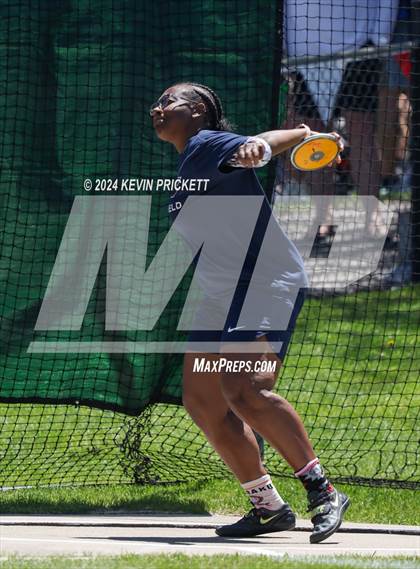 Thumbnail 2 in CHSAA Track and Field 5A Championships (Girls Discus) photogallery.