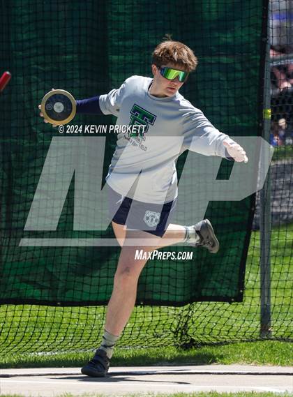 Thumbnail 2 in CHSAA Track and Field 5A Championships (Girls Discus) photogallery.