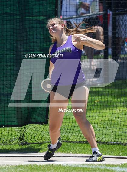 Thumbnail 2 in CHSAA Track and Field 5A Championships (Girls Discus) photogallery.