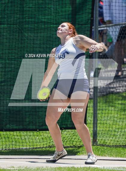 Thumbnail 3 in CHSAA Track and Field 5A Championships (Girls Discus) photogallery.