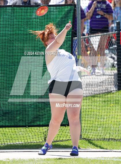 Thumbnail 3 in CHSAA Track and Field 5A Championships (Girls Discus) photogallery.
