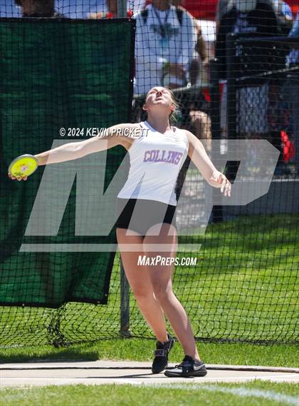 Thumbnail 3 in CHSAA Track and Field 5A Championships (Girls Discus) photogallery.
