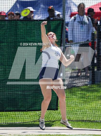 Thumbnail 2 in CHSAA Track and Field 5A Championships (Girls Discus) photogallery.