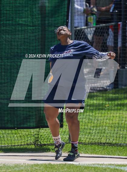 Thumbnail 3 in CHSAA Track and Field 5A Championships (Girls Discus) photogallery.