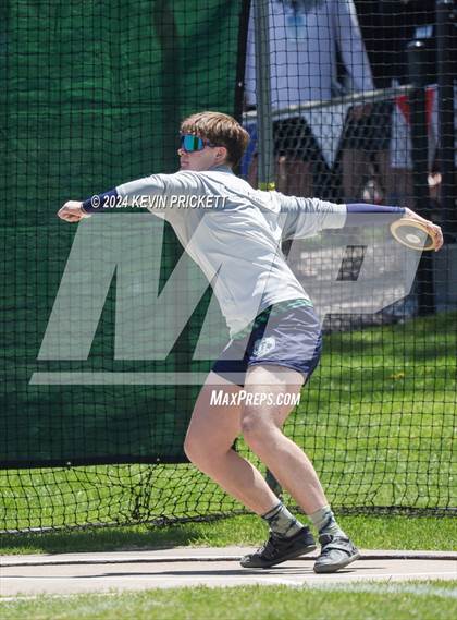 Thumbnail 3 in CHSAA Track and Field 5A Championships (Girls Discus) photogallery.