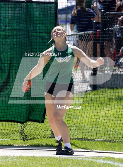 Thumbnail 1 in CHSAA Track and Field 5A Championships (Girls Discus) photogallery.