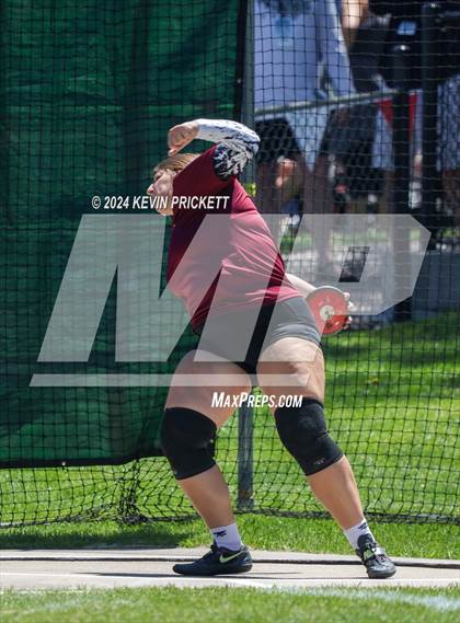 Thumbnail 2 in CHSAA Track and Field 5A Championships (Girls Discus) photogallery.