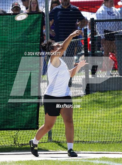 Thumbnail 2 in CHSAA Track and Field 5A Championships (Girls Discus) photogallery.