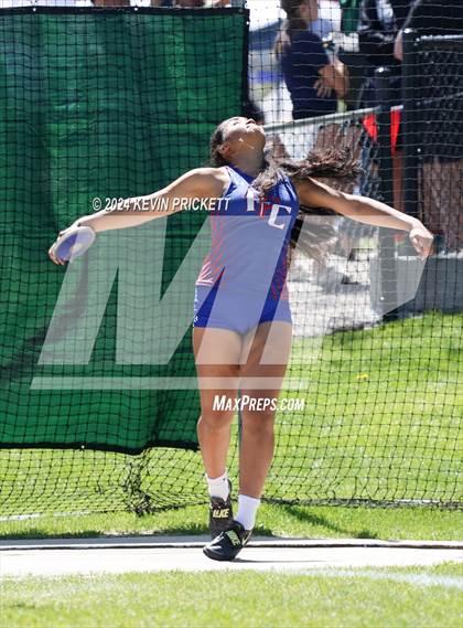 Thumbnail 2 in CHSAA Track and Field 5A Championships (Girls Discus) photogallery.