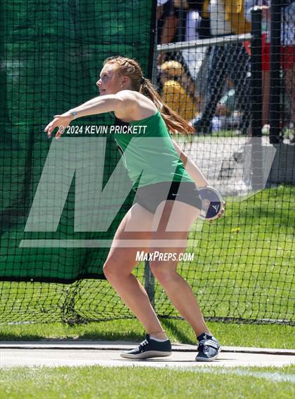 Thumbnail 2 in CHSAA Track and Field 5A Championships (Girls Discus) photogallery.