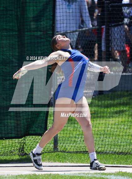 Thumbnail 3 in CHSAA Track and Field 5A Championships (Girls Discus) photogallery.