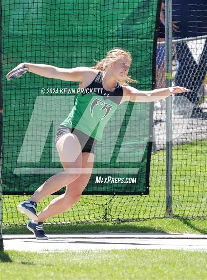 Thumbnail 3 in CHSAA Track and Field 5A Championships (Girls Discus) photogallery.