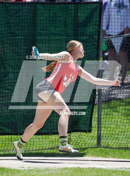 Thumbnail 2 in CHSAA Track and Field 5A Championships (Girls Discus) photogallery.