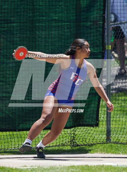 Thumbnail 3 in CHSAA Track and Field 5A Championships (Girls Discus) photogallery.