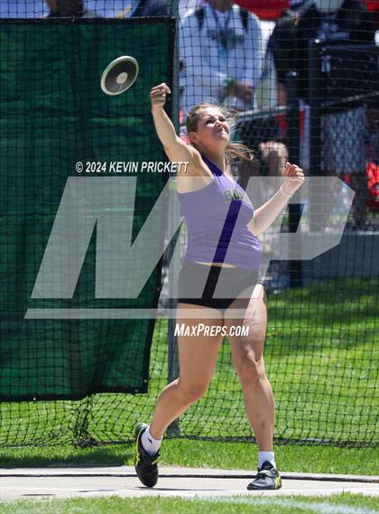 Thumbnail 1 in CHSAA Track and Field 5A Championships (Girls Discus) photogallery.