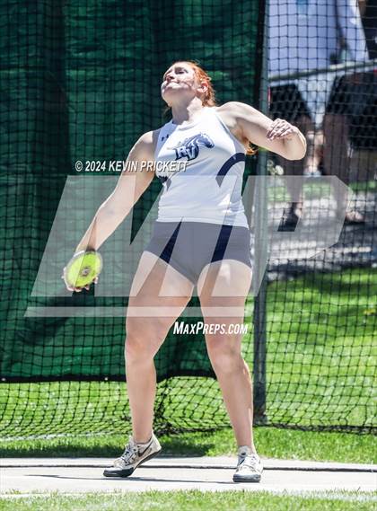 Thumbnail 3 in CHSAA Track and Field 5A Championships (Girls Discus) photogallery.