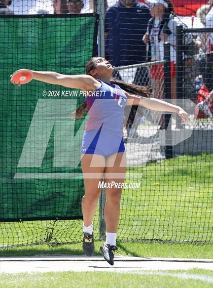Thumbnail 1 in CHSAA Track and Field 5A Championships (Girls Discus) photogallery.