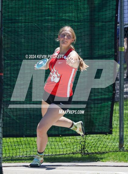 Thumbnail 1 in CHSAA Track and Field 5A Championships (Girls Discus) photogallery.