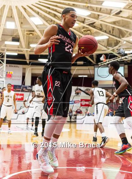 Thumbnail 3 in Paul VI vs. Chaminade (Spalding HoopHall Classic) photogallery.