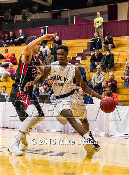 Thumbnail 2 in Paul VI vs. Chaminade (Spalding HoopHall Classic) photogallery.