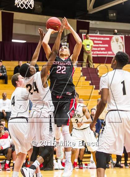 Thumbnail 2 in Paul VI vs. Chaminade (Spalding HoopHall Classic) photogallery.