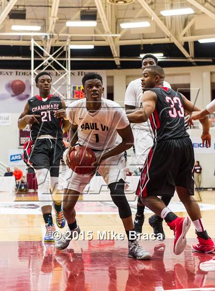 Thumbnail 1 in Paul VI vs. Chaminade (Spalding HoopHall Classic) photogallery.