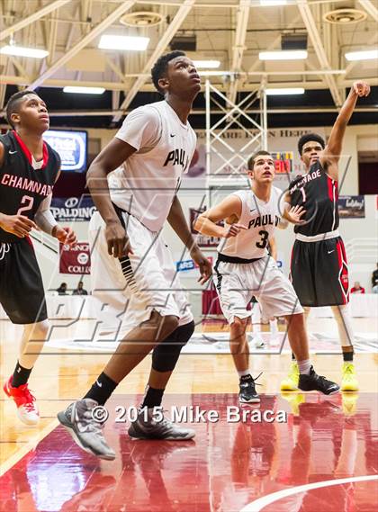Thumbnail 3 in Paul VI vs. Chaminade (Spalding HoopHall Classic) photogallery.
