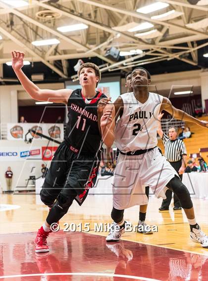 Thumbnail 3 in Paul VI vs. Chaminade (Spalding HoopHall Classic) photogallery.