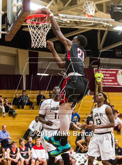 Thumbnail 2 in Paul VI vs. Chaminade (Spalding HoopHall Classic) photogallery.