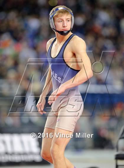 Thumbnail 3 in WIAA 3A 138 LB Championship  photogallery.