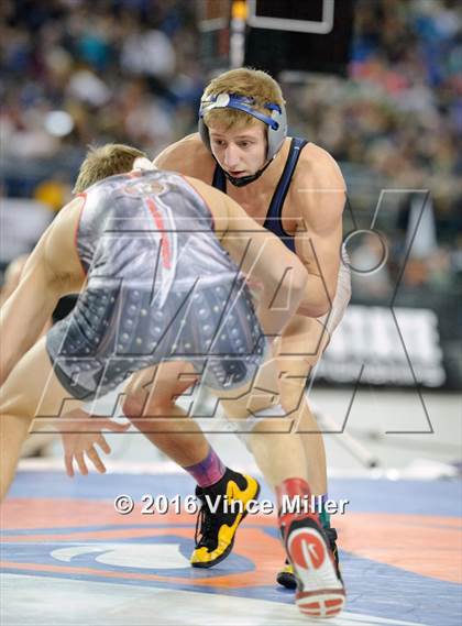 Thumbnail 1 in WIAA 3A 138 LB Championship  photogallery.