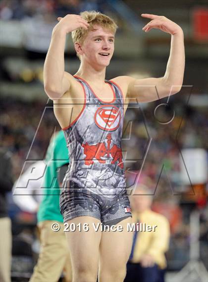 Thumbnail 3 in WIAA 3A 138 LB Championship  photogallery.