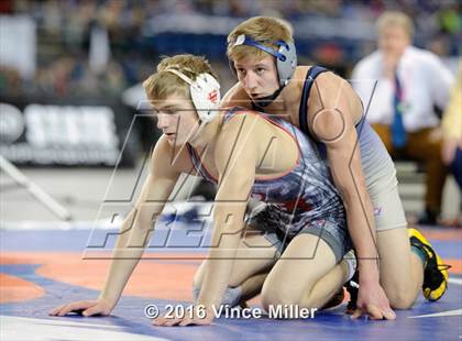 Thumbnail 1 in WIAA 3A 138 LB Championship  photogallery.