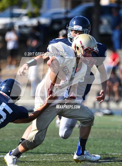 Thumbnail 2 in Cardinal Newman @ Marin Catholic (Scrimmage) photogallery.
