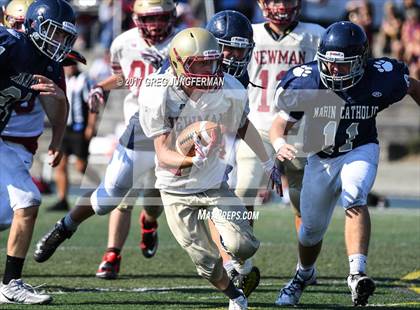 Thumbnail 3 in Cardinal Newman @ Marin Catholic (Scrimmage) photogallery.