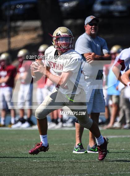 Thumbnail 3 in Cardinal Newman @ Marin Catholic (Scrimmage) photogallery.