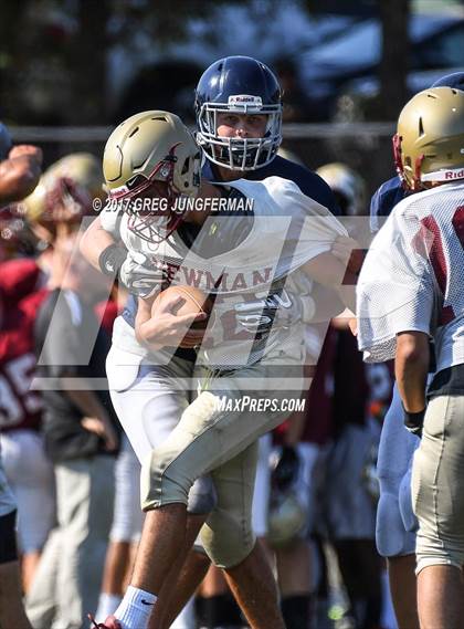 Thumbnail 1 in Cardinal Newman @ Marin Catholic (Scrimmage) photogallery.